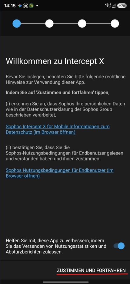 Willkommen zu Intercept X